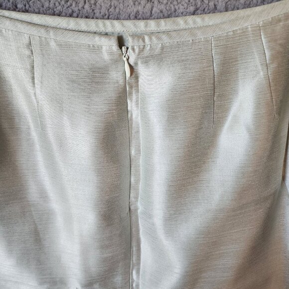 Le Suit Essentials Womens 2 Piece Jacket/Skirt Suit Set Polyester Blend Green 6P - Picture 16 of 16